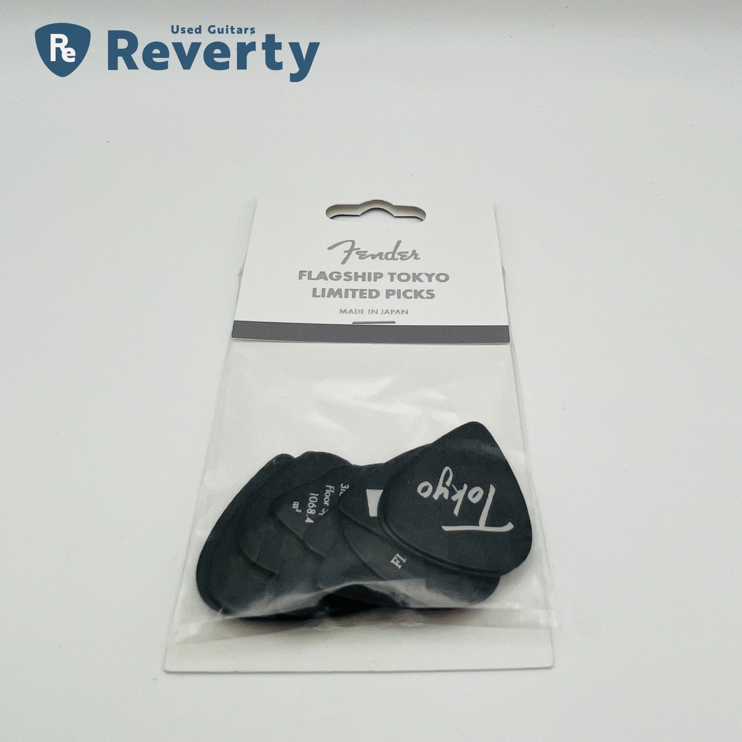 Fender Flagship Tokyo Limited Guitar Picks Black White 12 pcs set Made in Japan