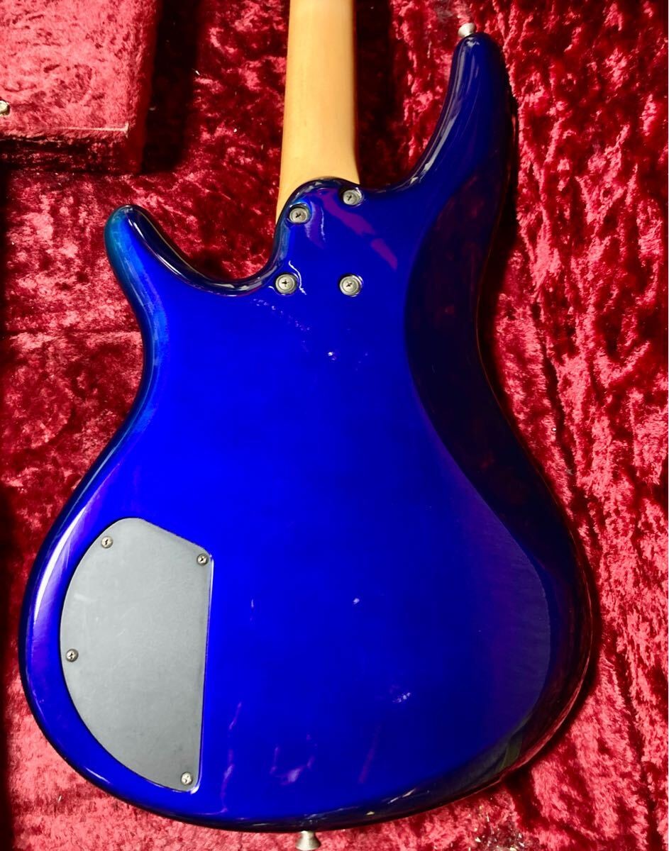 Ibanez SR400 Blue 1994 Made in Japan Electric Bass Guitar Used