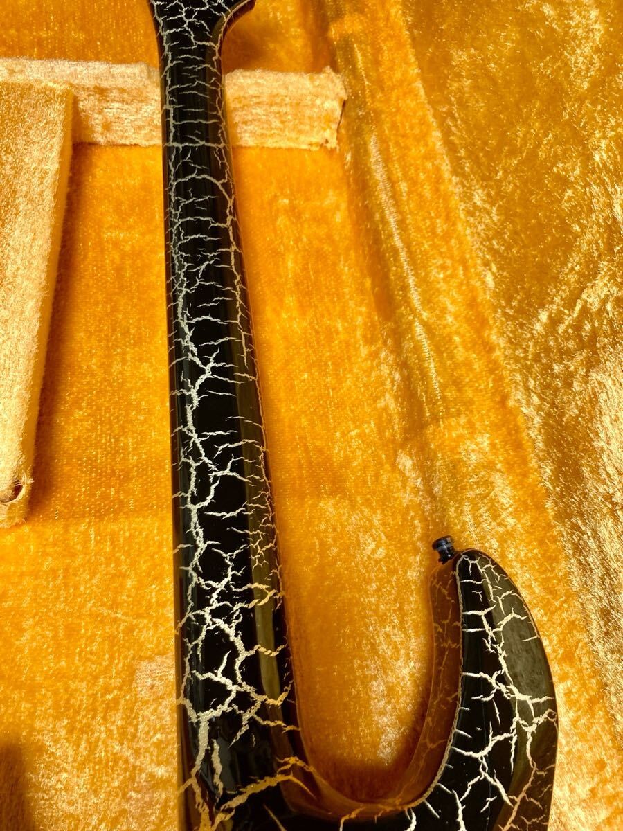 Charvel SL-145 Circa Soloist Gold Crackle Made in Japan Guitar w/ Hard Case