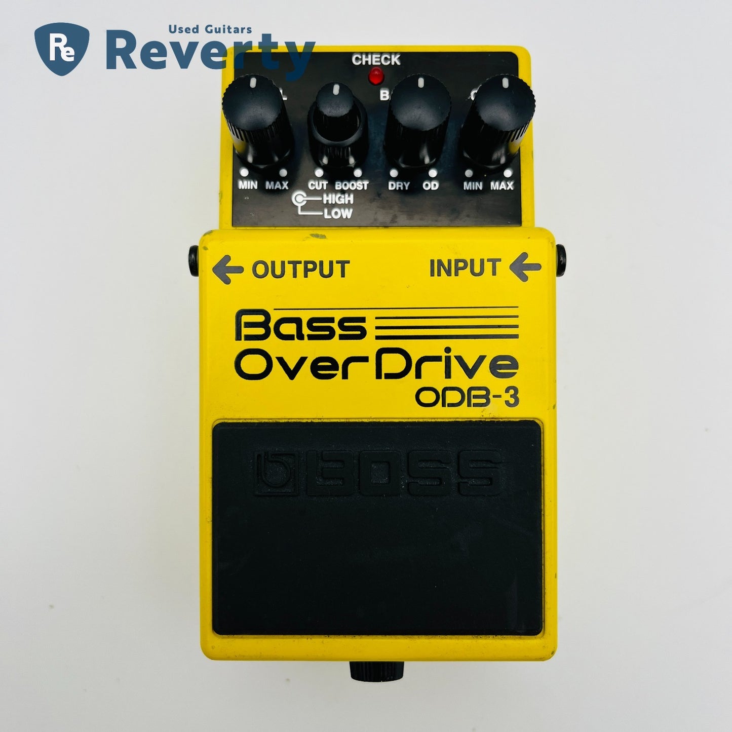 Boss ODB-3 Bass OverDrive Effect Pedal Made in Taiwan Silver Label Used