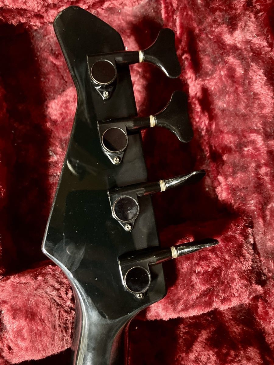 Fernandes FRB-70 Fretless Electric Bass Guitar Black Rare Used