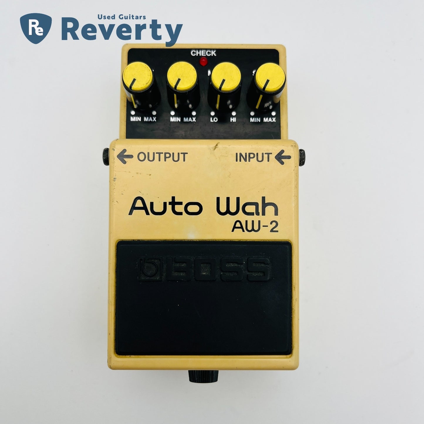 Boss AW-2 Auto Wah (Silver Label) Guitar Effect Pedal Used