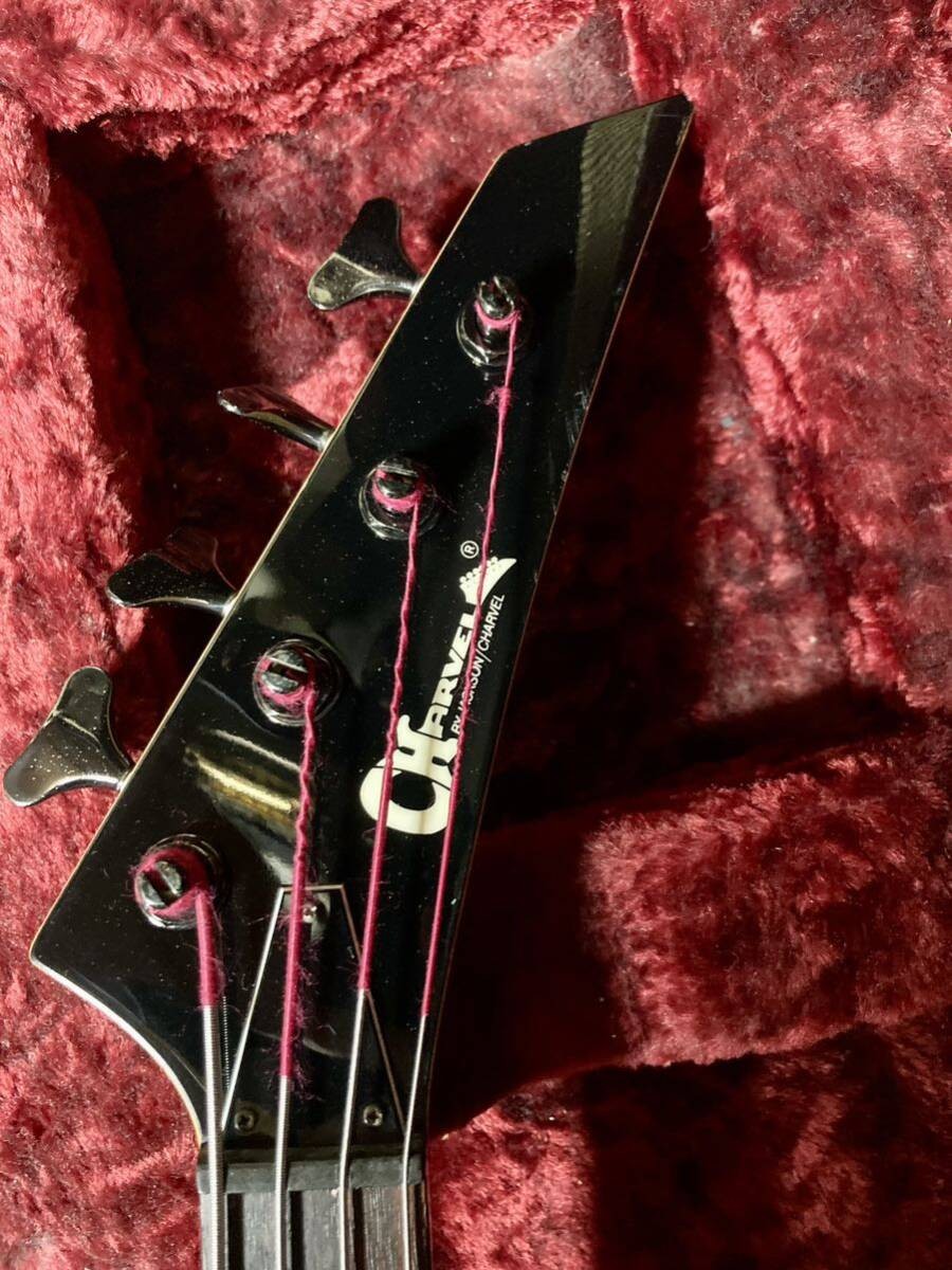 Charvel Model-2B Black PJ Style Electric Bass Guitar Used