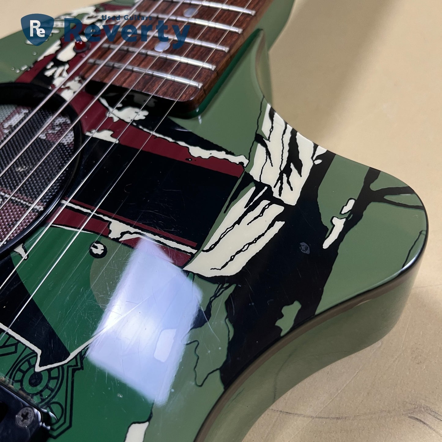 Fernandes Star Wars Boba Fett BOBA-ZO Electric Guitar with Built-in Speaker ZO-3
