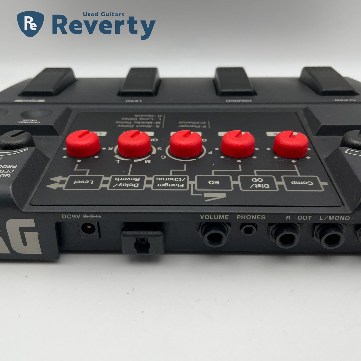 Korg G3 Guitar Multi-Effects Processor Pedal Black Made in Taiwan Used