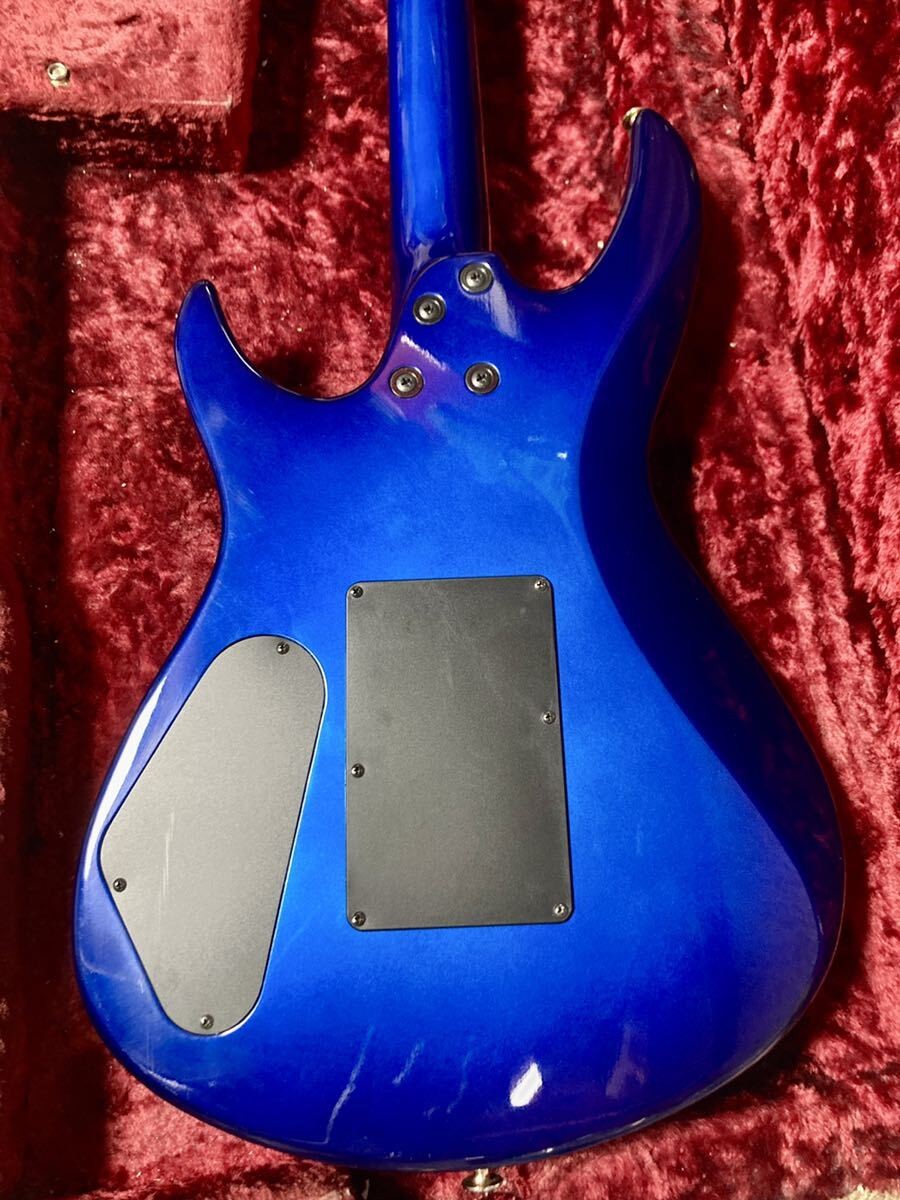 Aria Pro Ⅱ V A-580 Vanguard Series Made In Japan electric Guitar Blue Used