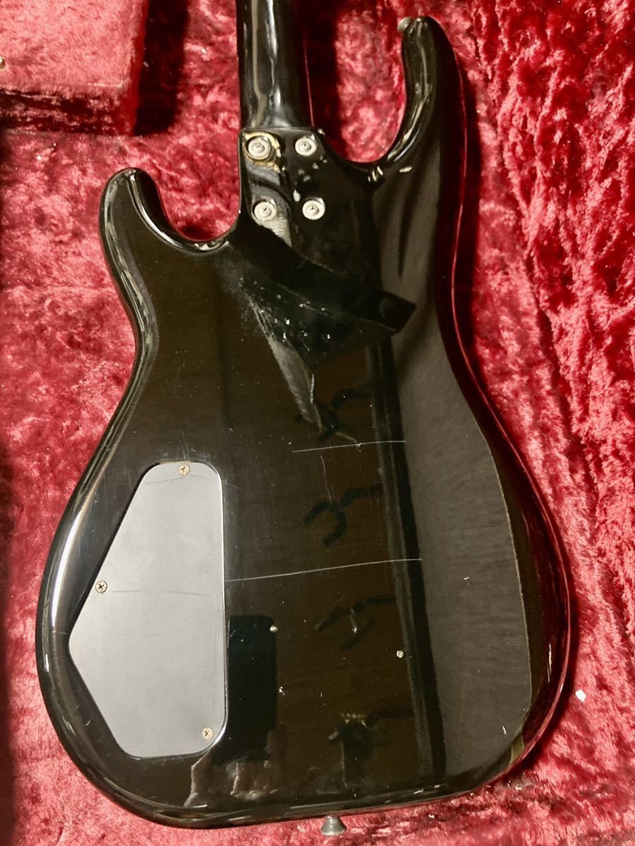 Fernandes FRB-70 Fretless Electric Bass Guitar Black Rare Used