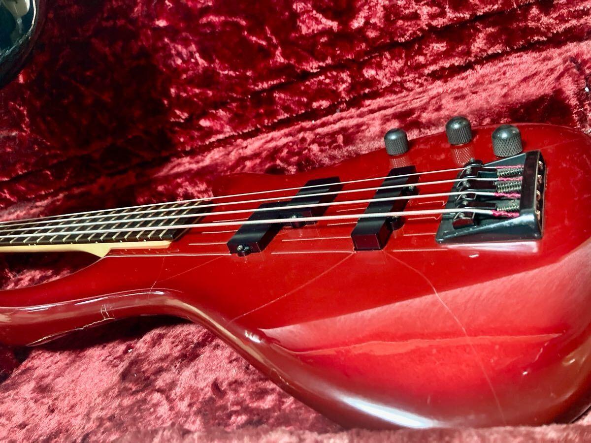 Greco PJB-4M (PJB-400) Made In Japan 1992 Electric Bass Guitar Red Used