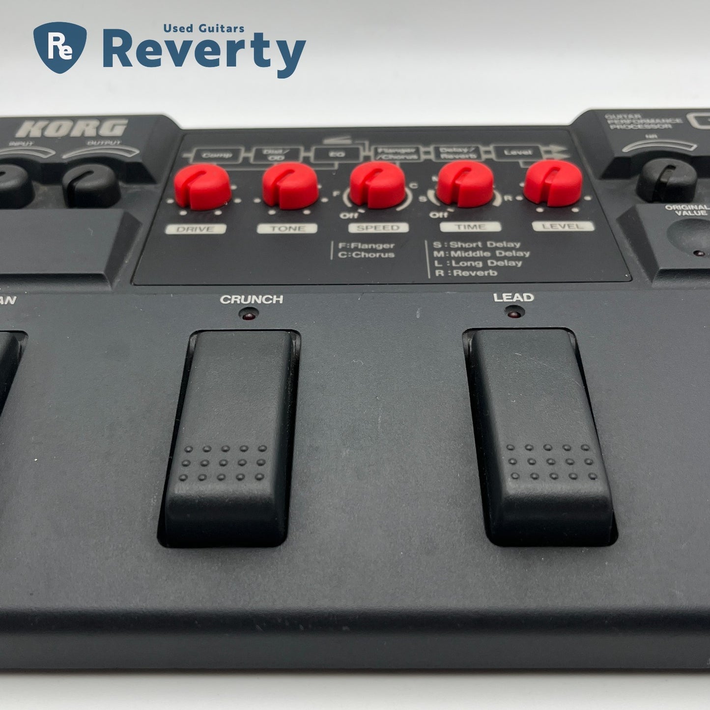 Korg G3 Guitar Multi-Effects Processor Pedal Black Made in Taiwan Used
