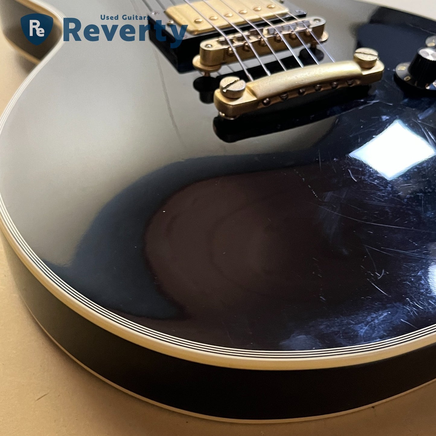 Greco EGC-550 1990s Black Les Paul Custom model Electric Guitar Used