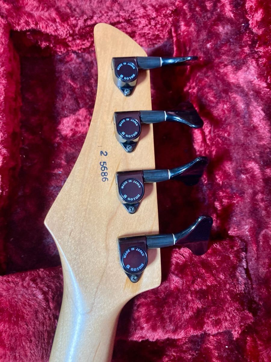 Greco PJB-4M (PJB-400) Made In Japan 1992 Electric Bass Guitar Red Used