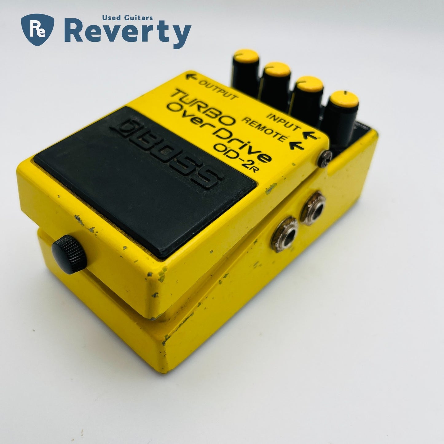 Boss Guitar Effect Pedal OD-2R Turbo OverDrive Silver Label Made in Taiwan Used
