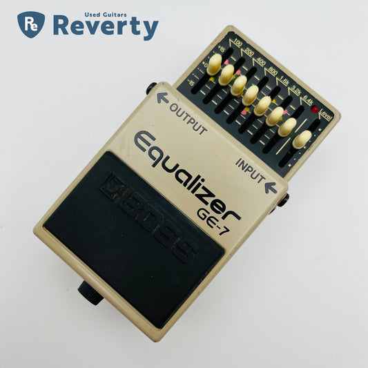 Boss GE-7 Equalizer Guitar Effect Pedal Made in Taiwan Used Free Shipping