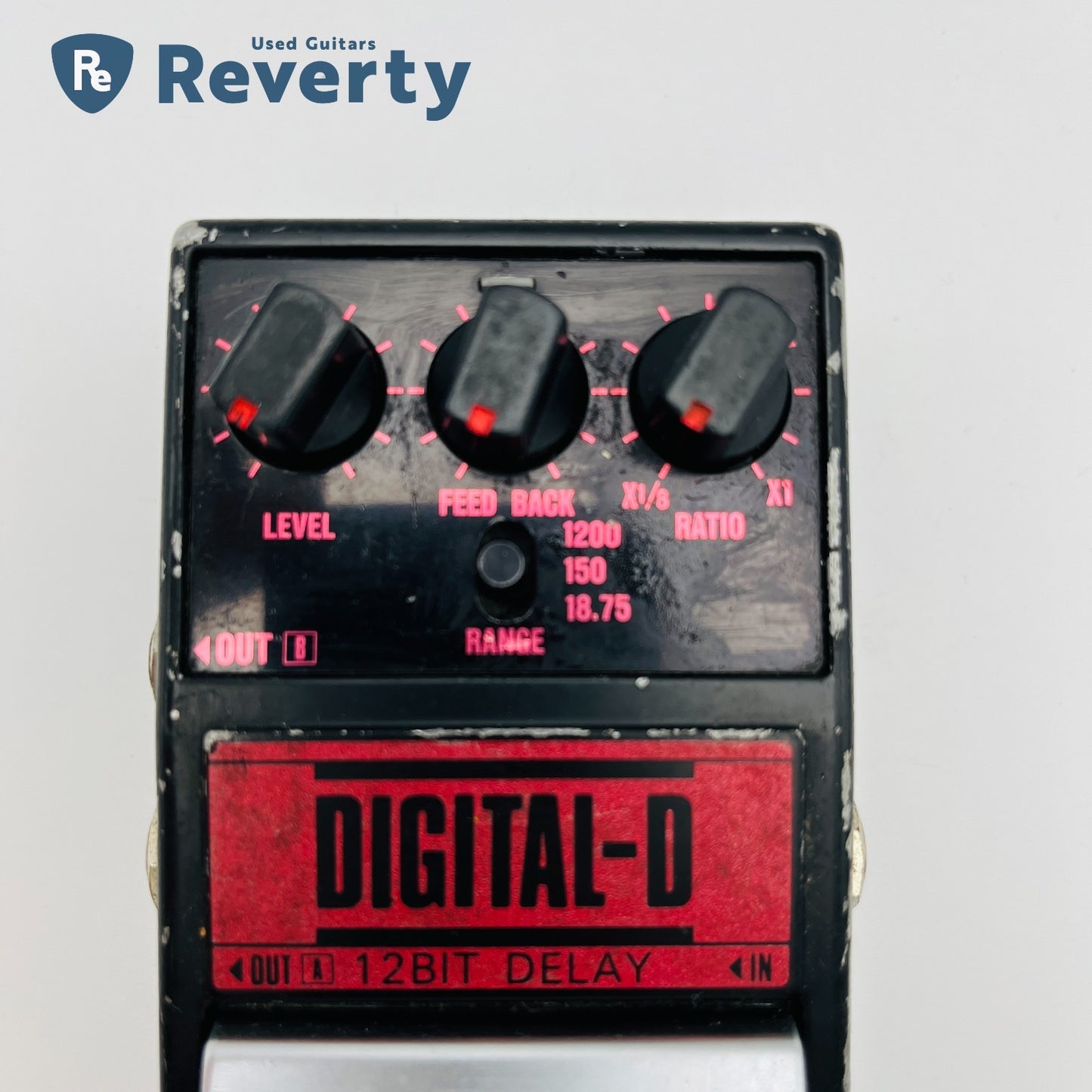 Guyatone 12bit Delay Digital-D PS-029 Guitar Effect Pedal Made in Japan Used