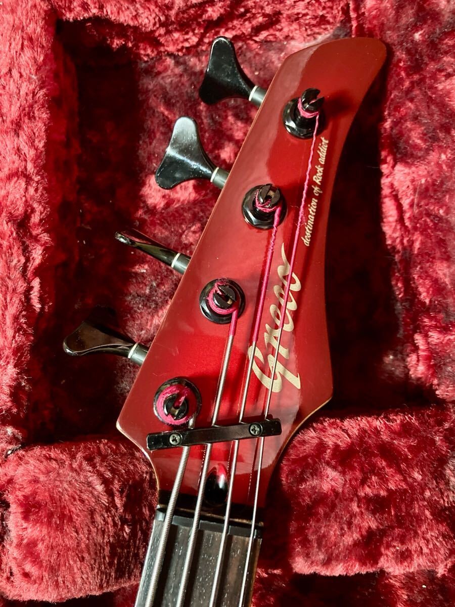 Greco PJB-4M (PJB-400) Made In Japan 1992 Electric Bass Guitar Red Used