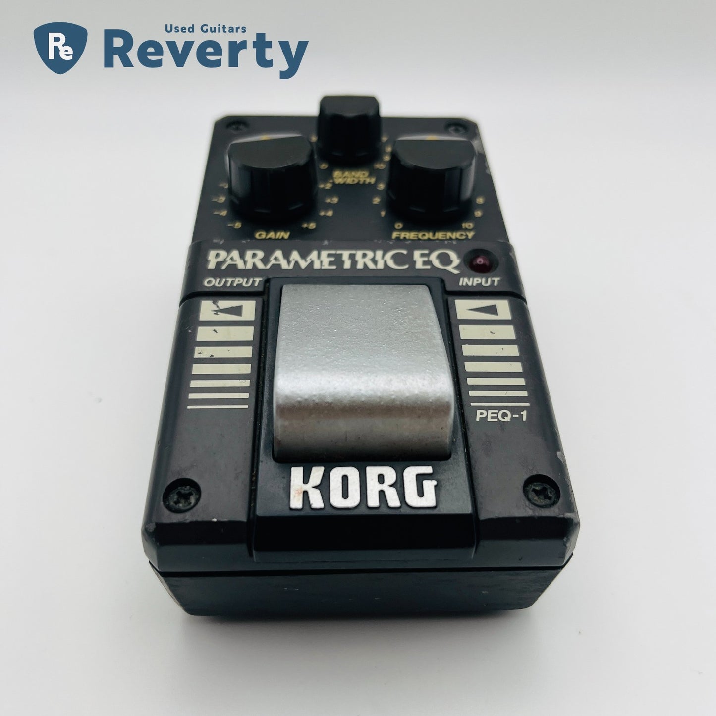 Korg PEQ-1 Parametric EQ 1980s Vintage Guitar Effect Pedal Made In Japan Used