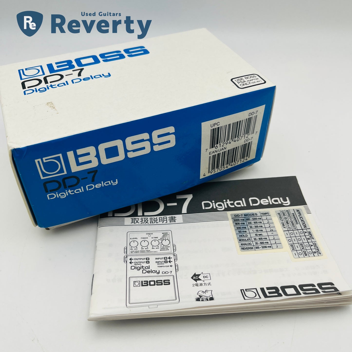 Boss DD-7 Digital Delay Made in Taiwan Guitar Effect Pedal w/Box