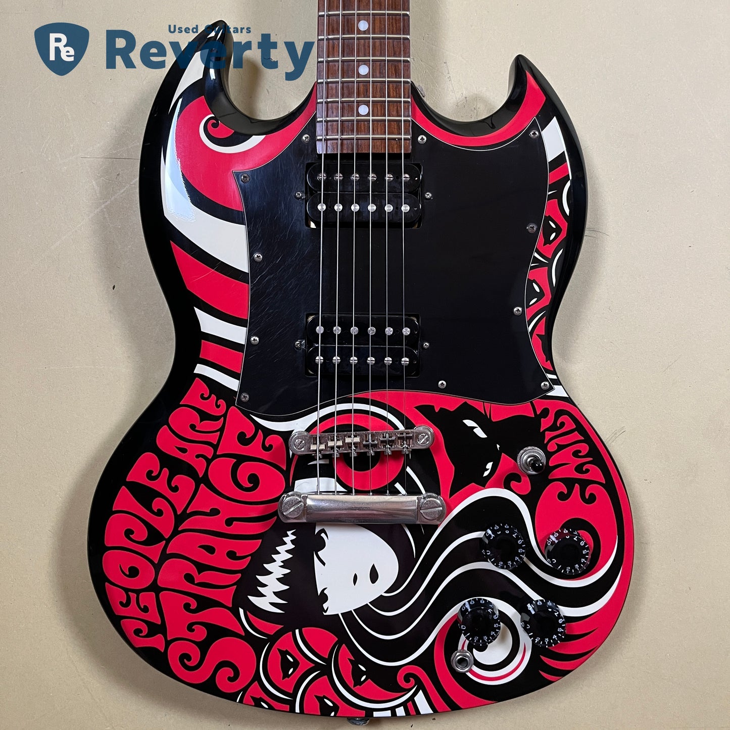 Epiphone Emily the Strange G-310 2003 - 2010 - Ebony with Emily the Strange Graphic