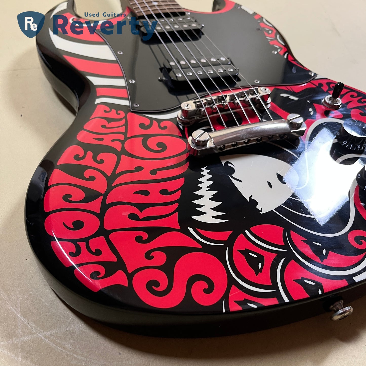 Epiphone Emily the Strange G-310 2003 - 2010 - Ebony with Emily the Strange Graphic