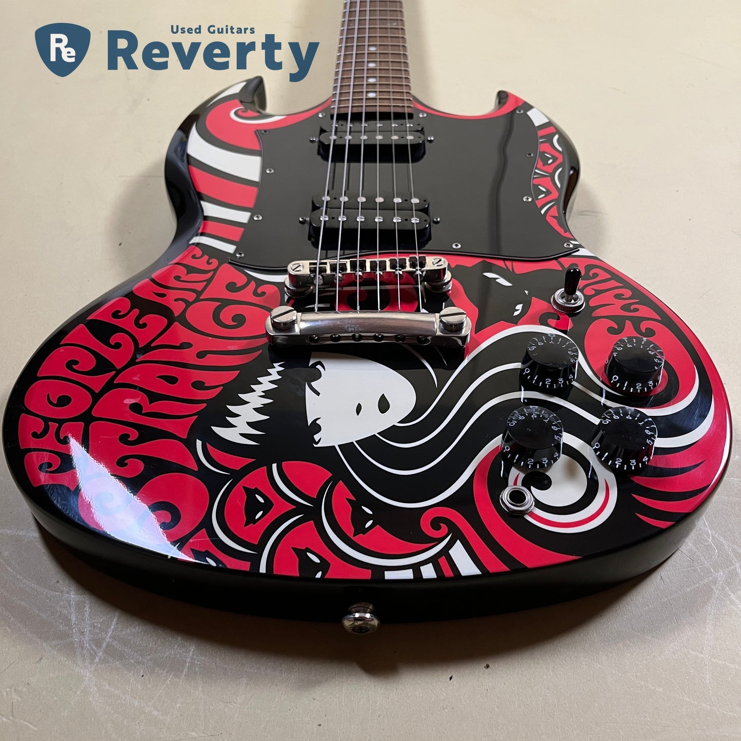Epiphone Emily the Strange G-310 2003 - 2010 - Ebony with Emily the Strange Graphic