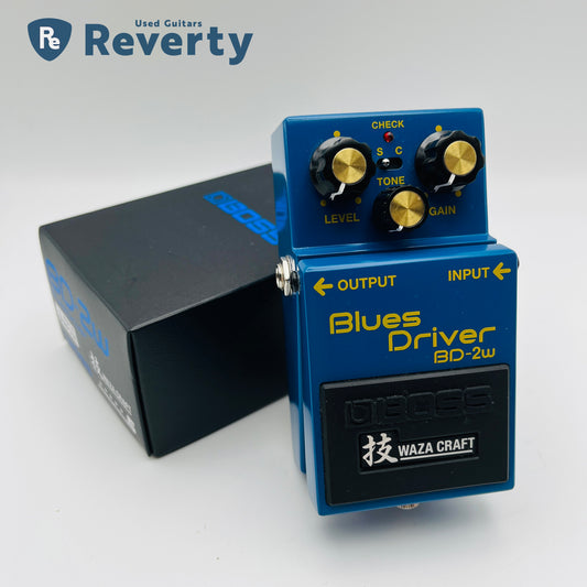 Boss BD-2W Blues Driver Guitar Effect Pedal Made in Japan Waza Craft Used