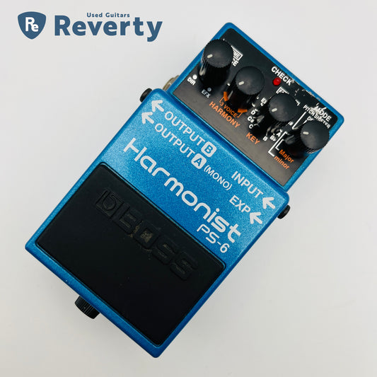 Boss PS-6 Harmonist Guitar Effect Pedal Made in Taiwan Black Label Used