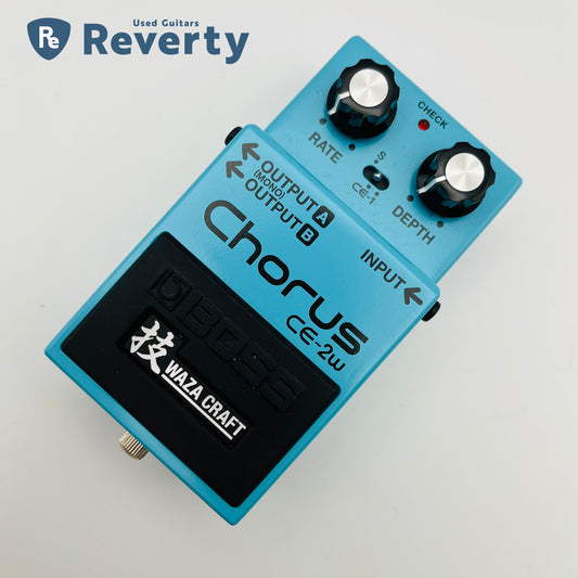 Boss CE-2W Chorus Guitar Effect Pedal Made in Japan Waza Craft Used