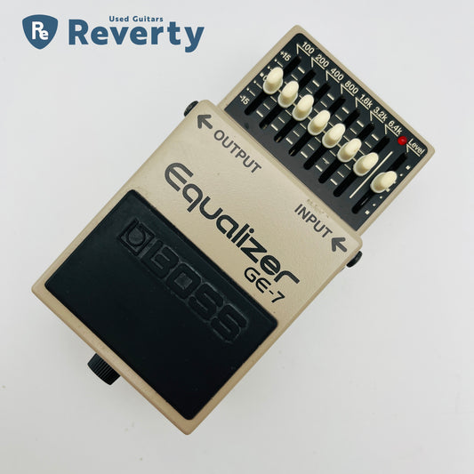 Boss GE-7 Equalizer Guitar Effect Pedal Made in Malaysia Used