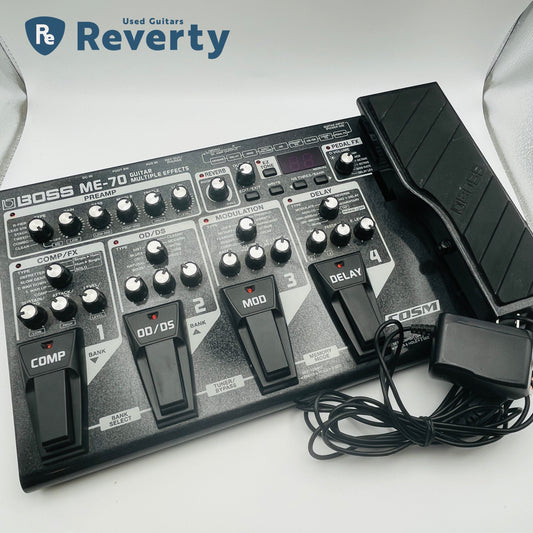 Boss ME-70 Multi-Effects Guitar Effect Pedal w/Power Supply Used