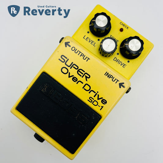 Boss SD-1 Super OverDrive Made in Japan 1984 Vintage Guitar Effect Pedal Used
