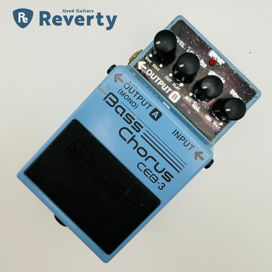 Boss CEB-3 Bass Chorus Bass Effect Pedal Made in Taiwan Black Label Used