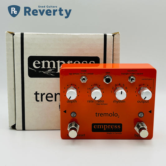 Empress Effects Tremolo 2 Guitar Effect Pedal w/Original box Used