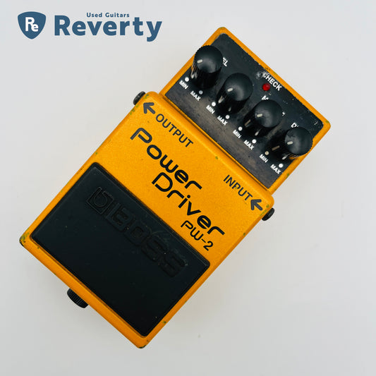 Boss PW-2 Power Driver Guitar Effects Pedal Overdrive Made in Taiwan Used