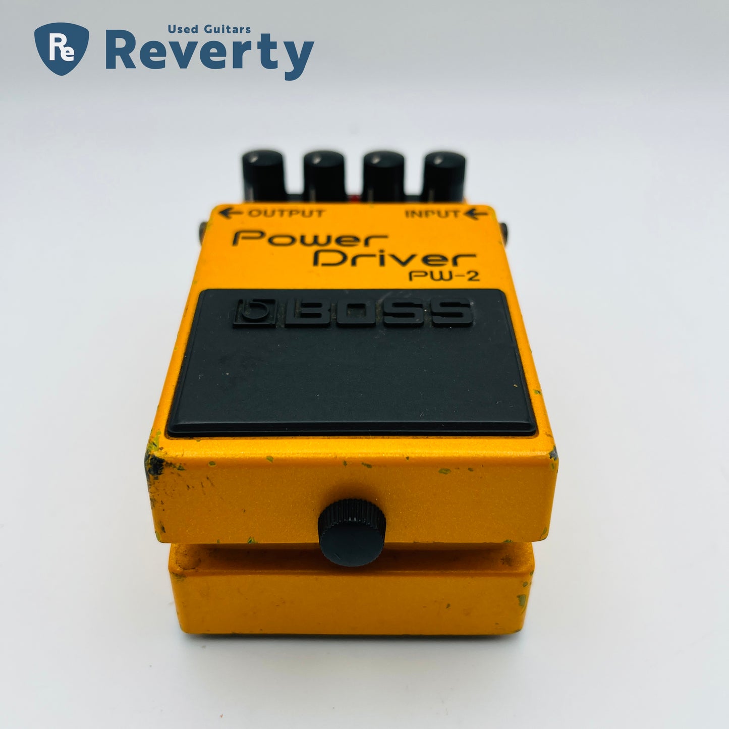 Boss PW-2 Power Driver Guitar Effects Pedal Overdrive Made in Taiwan Used
