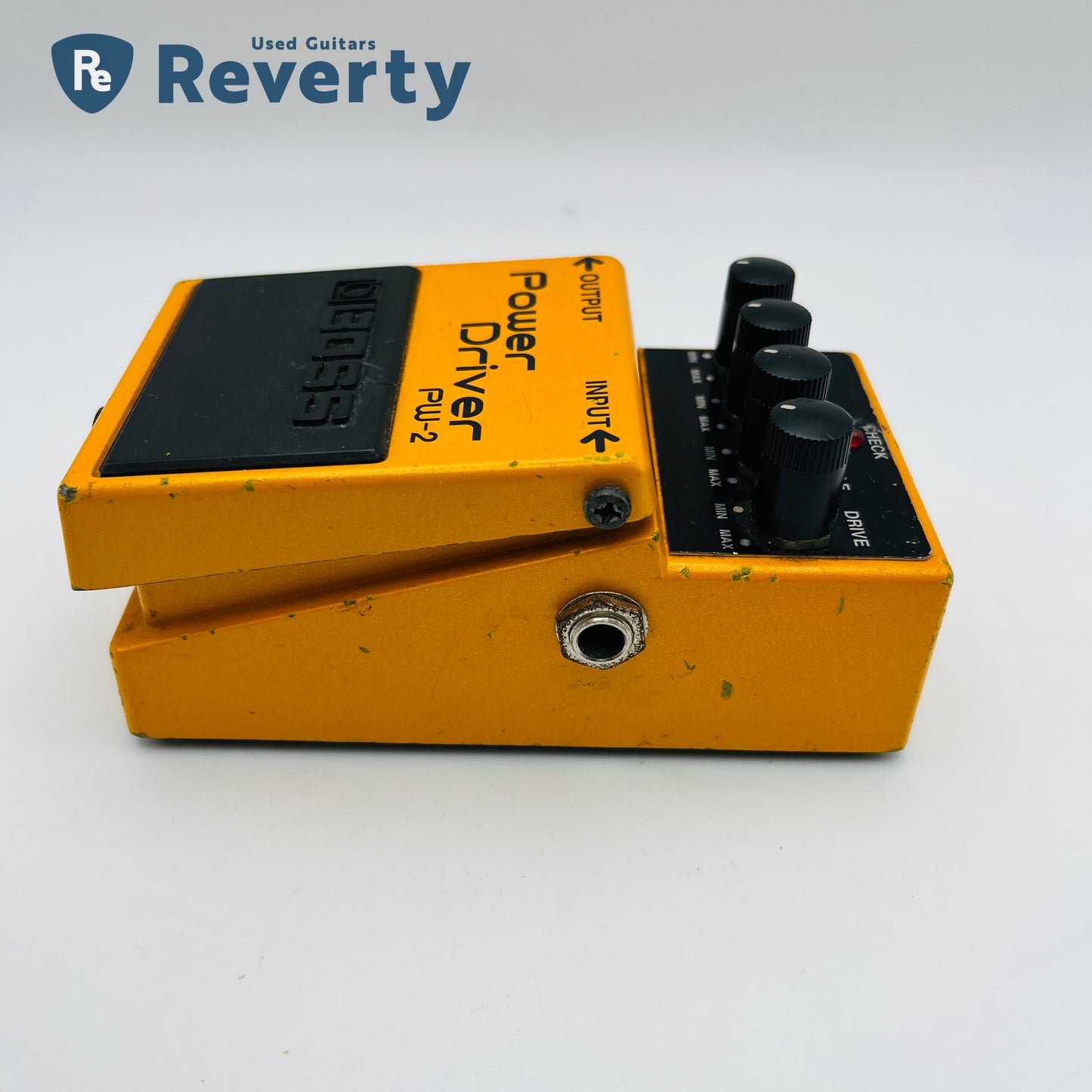 Boss PW-2 Power Driver Guitar Effects Pedal Overdrive Made in Taiwan Used