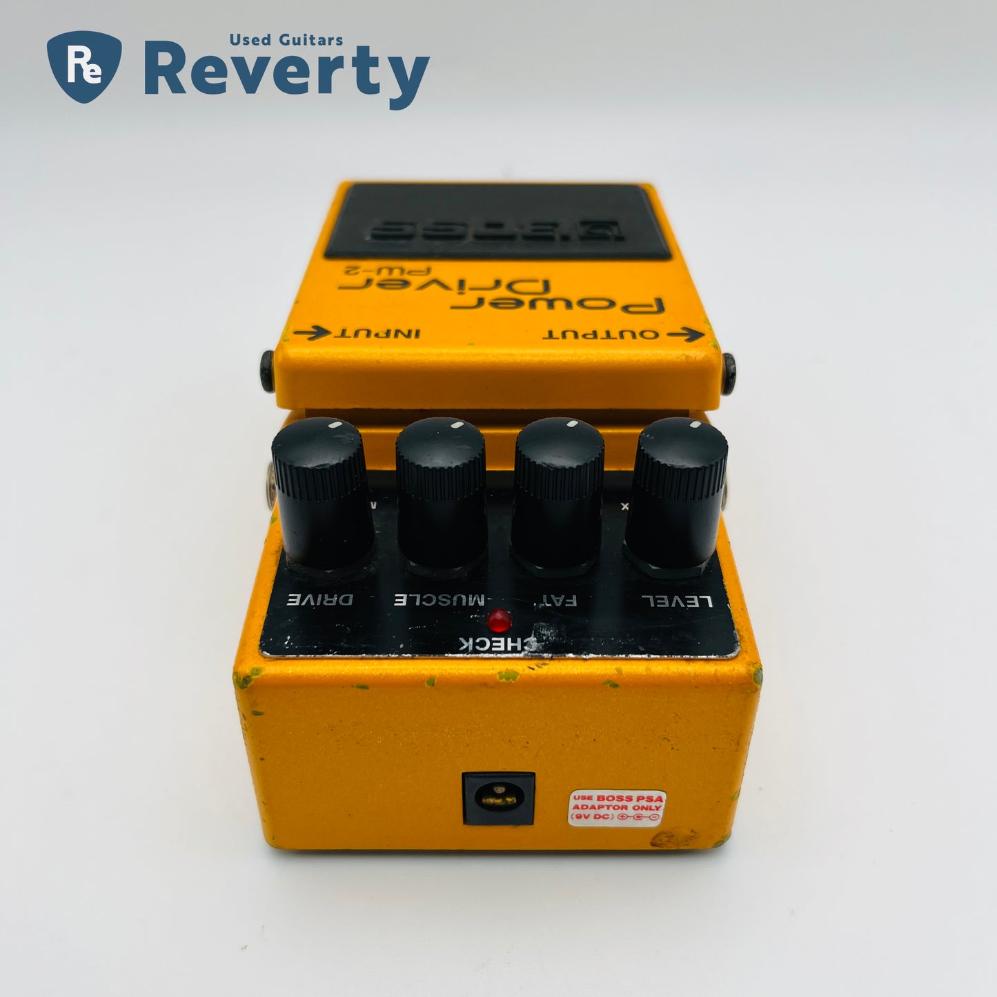 Boss PW-2 Power Driver Guitar Effects Pedal Overdrive Made in Taiwan Used