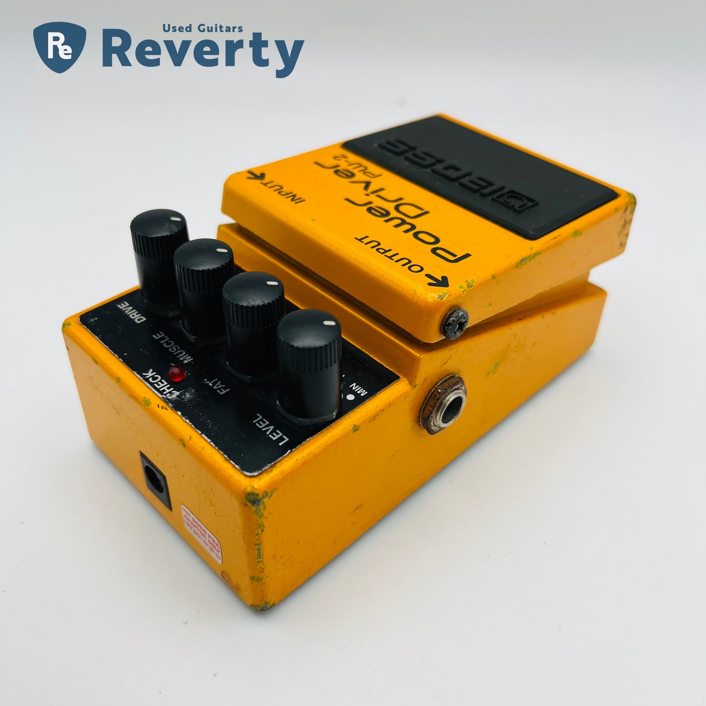 Boss PW-2 Power Driver Guitar Effects Pedal Overdrive Made in Taiwan Used