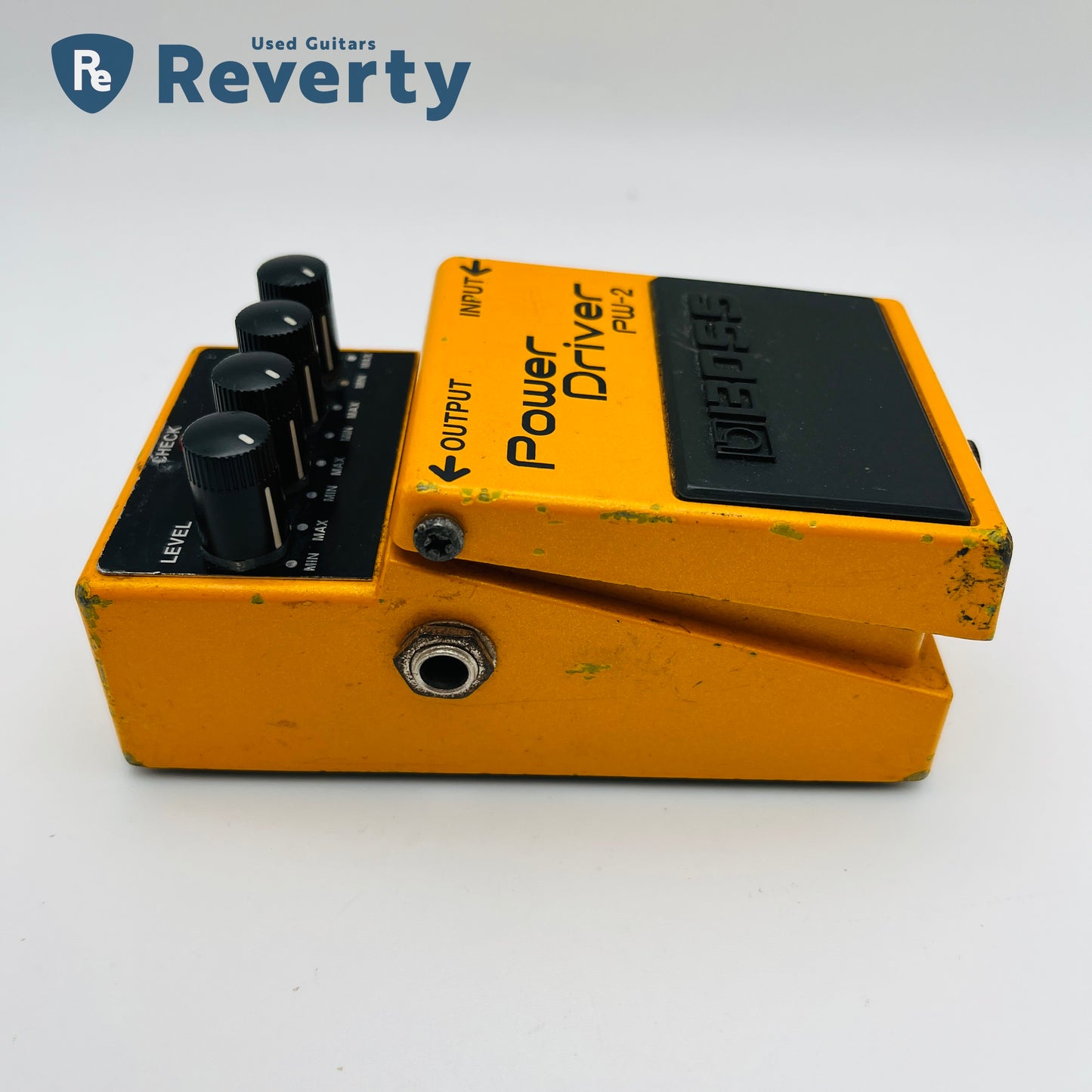 Boss PW-2 Power Driver Guitar Effects Pedal Overdrive Made in Taiwan Used