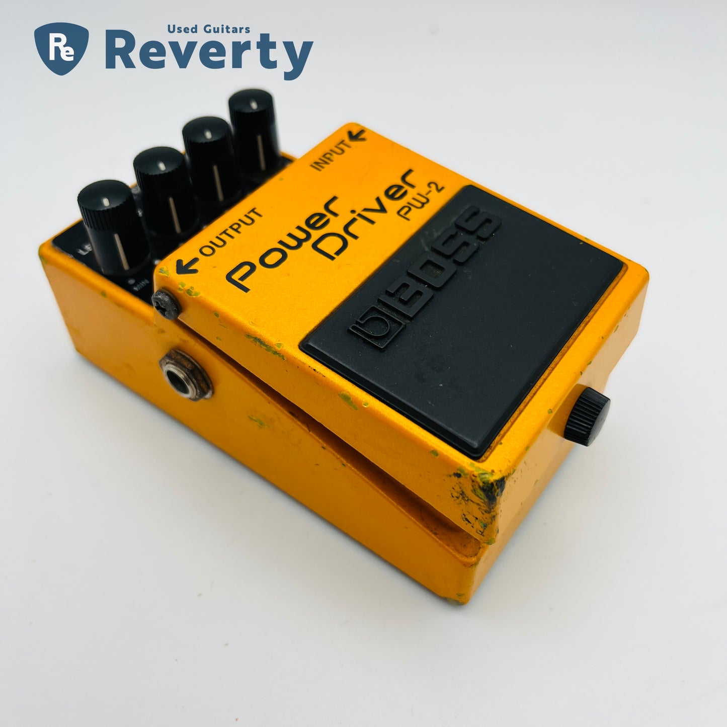 Boss PW-2 Power Driver Guitar Effects Pedal Overdrive Made in Taiwan Used