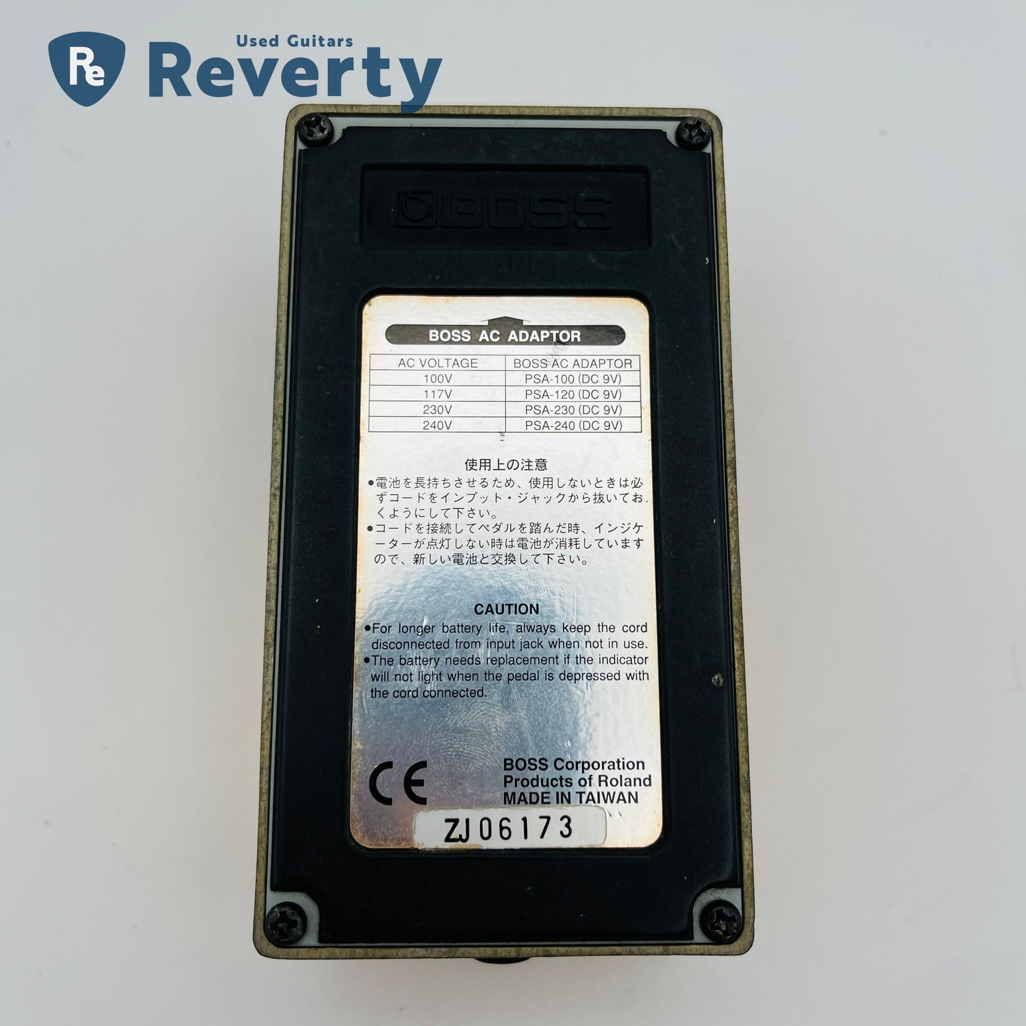 Boss PW-2 Power Driver Guitar Effects Pedal Overdrive Made in Taiwan Used