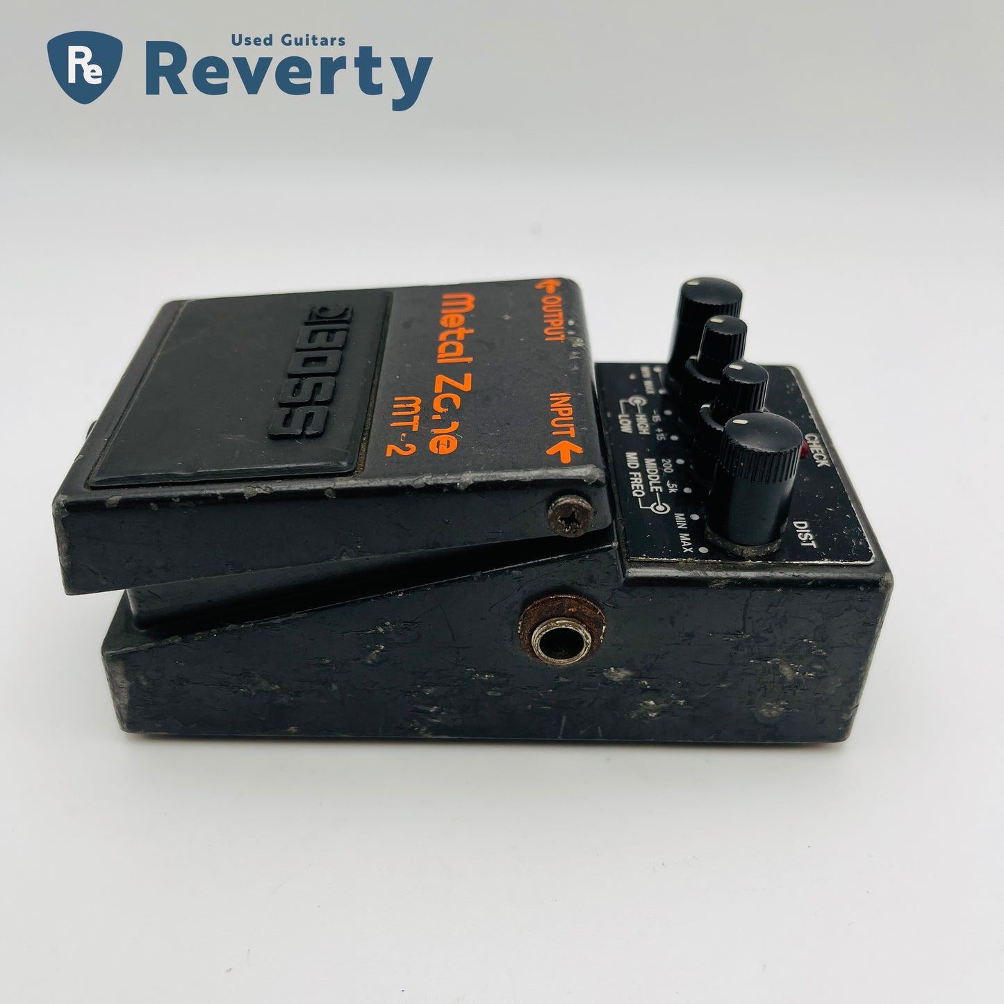 Boss MT-2 Metal Zone Guitar Effects Pedal Distortion Made in Taiwan Used