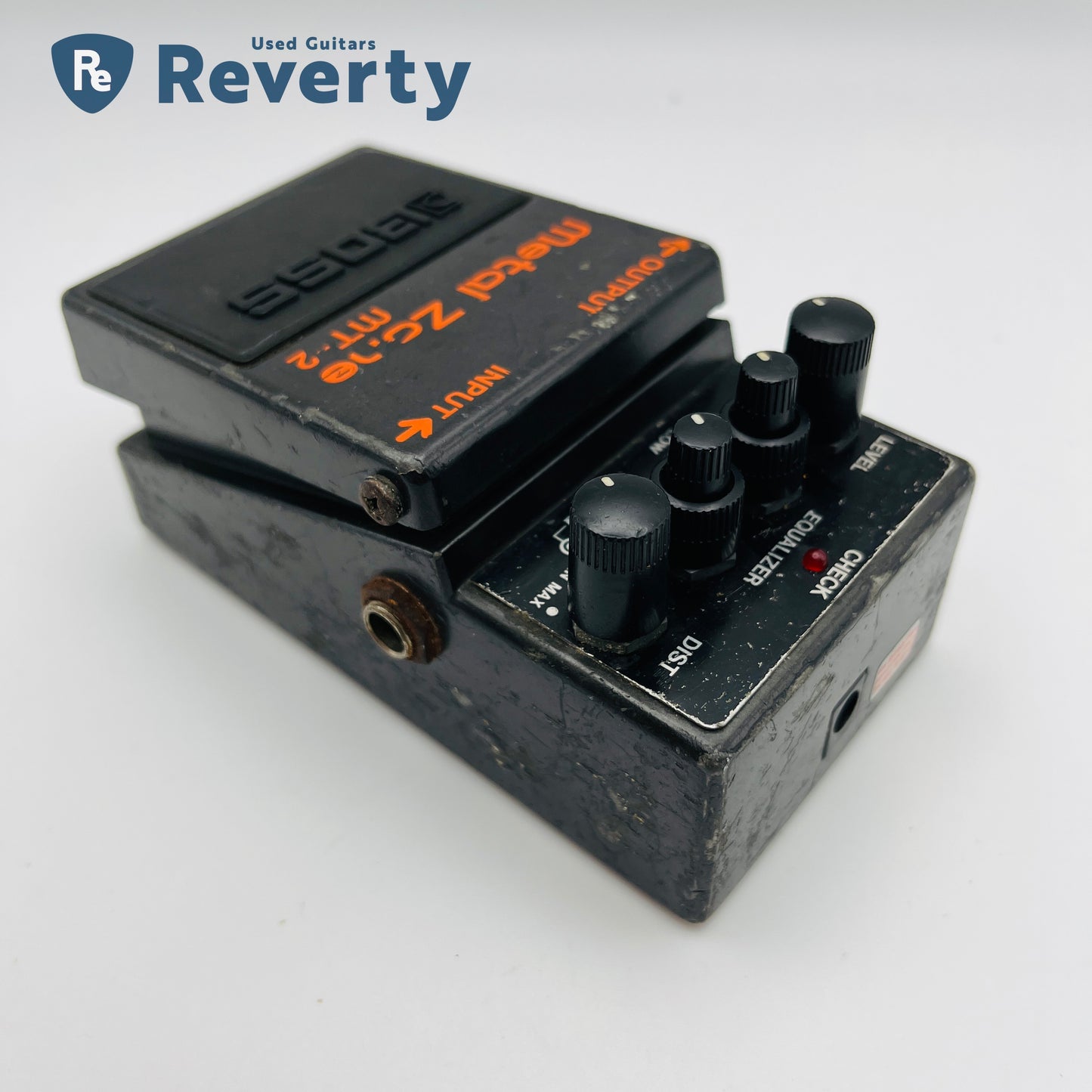 Boss MT-2 Metal Zone Guitar Effects Pedal Distortion Made in Taiwan Used