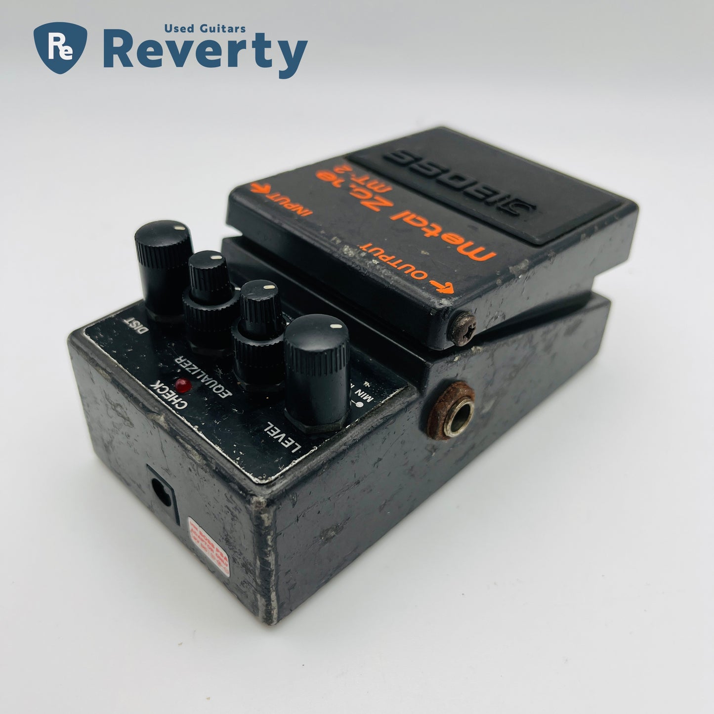 Boss MT-2 Metal Zone Guitar Effects Pedal Distortion Made in Taiwan Used