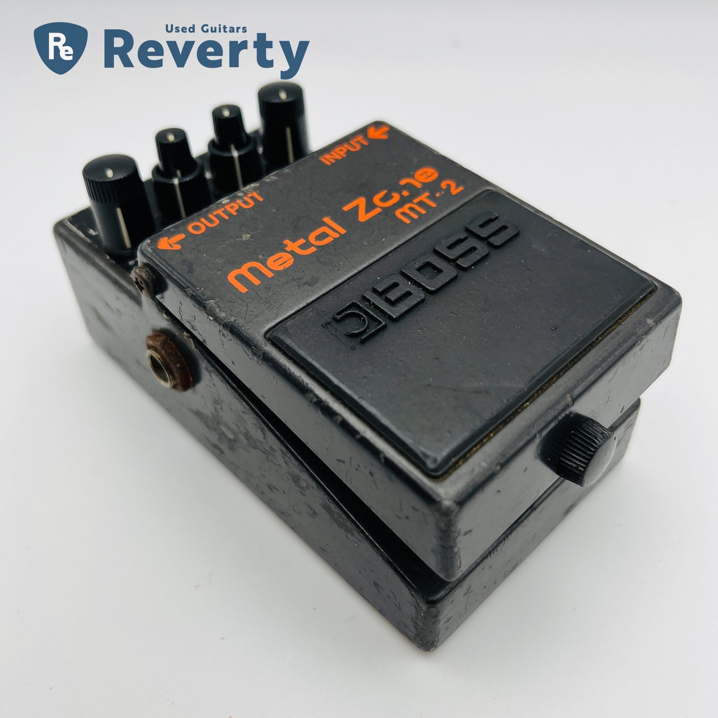 Boss MT-2 Metal Zone Guitar Effects Pedal Distortion Made in Taiwan Used