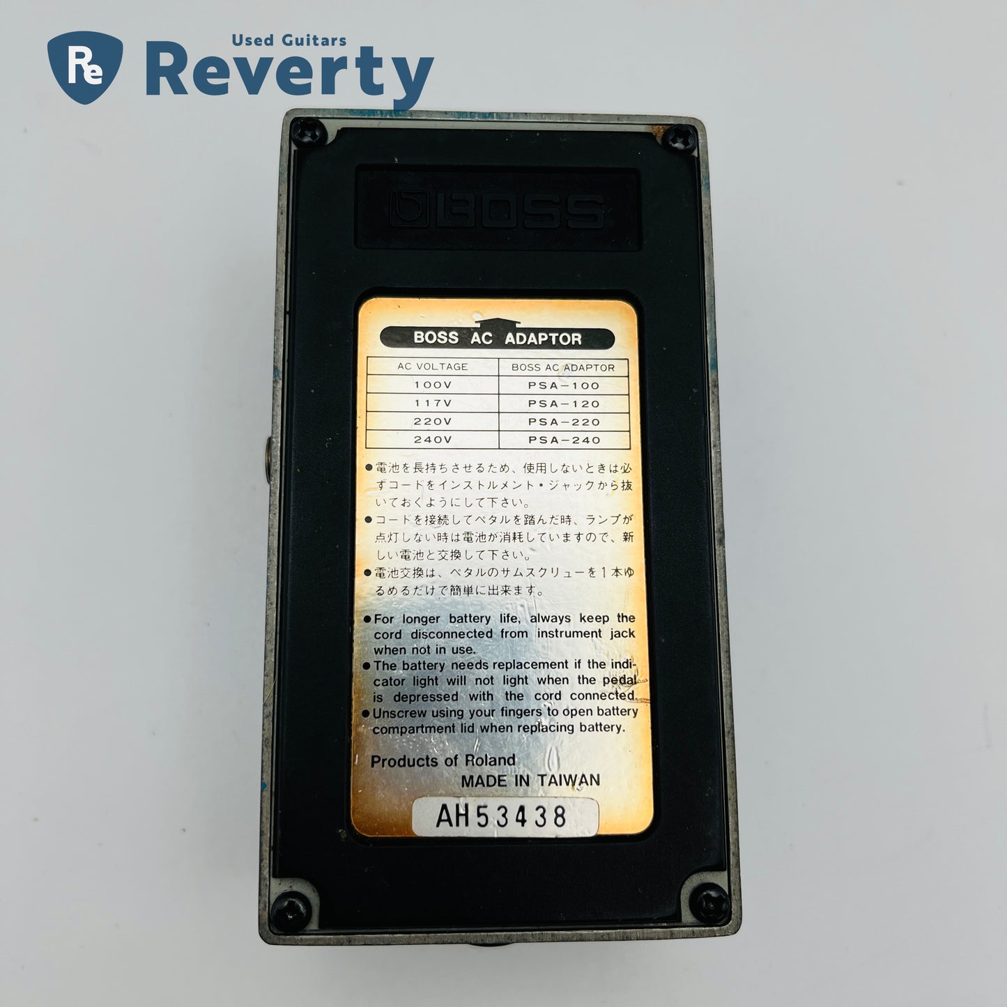 Boss BD-2 Blues Driver Guitar Effects Pedal Overdrive Made in Taiwan Used