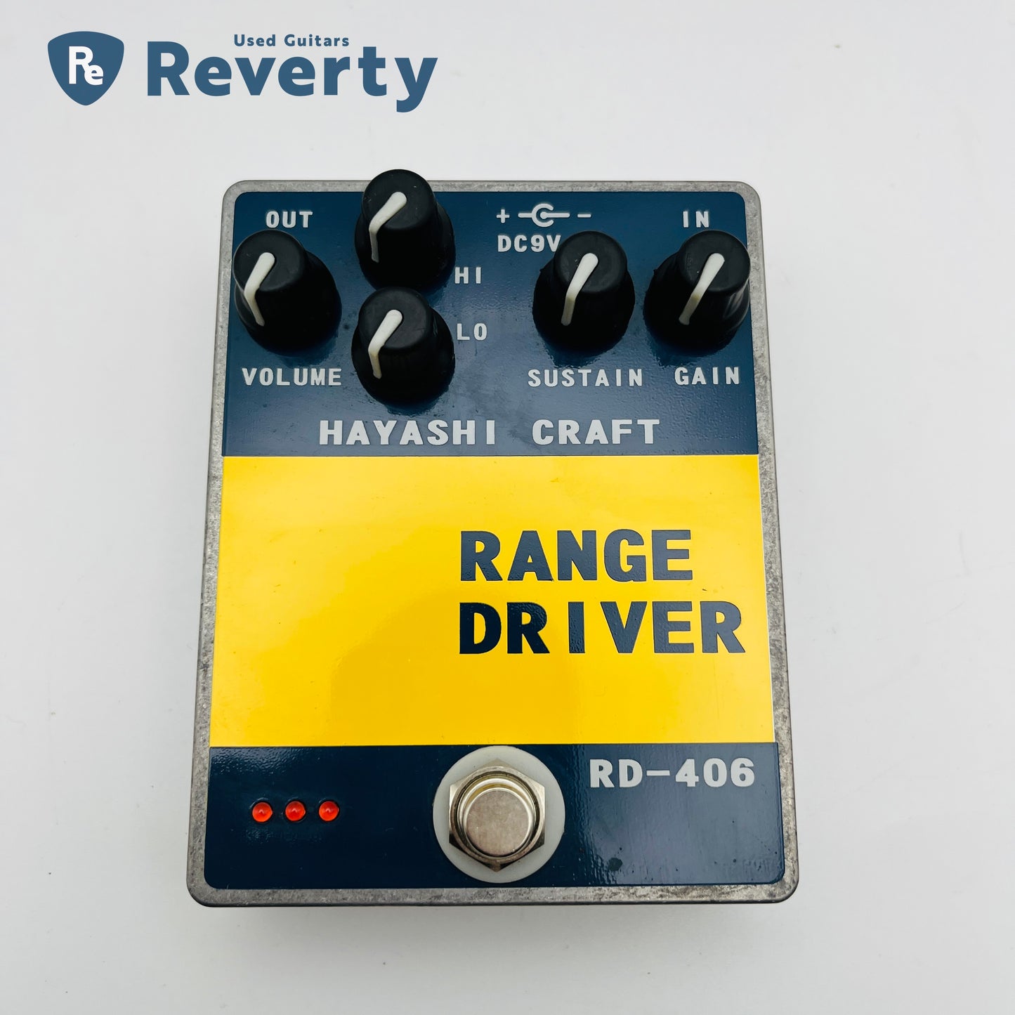 HAYASHI CRAFT Range Driver RD-406 Made in Japan Overdrive Pedal Used