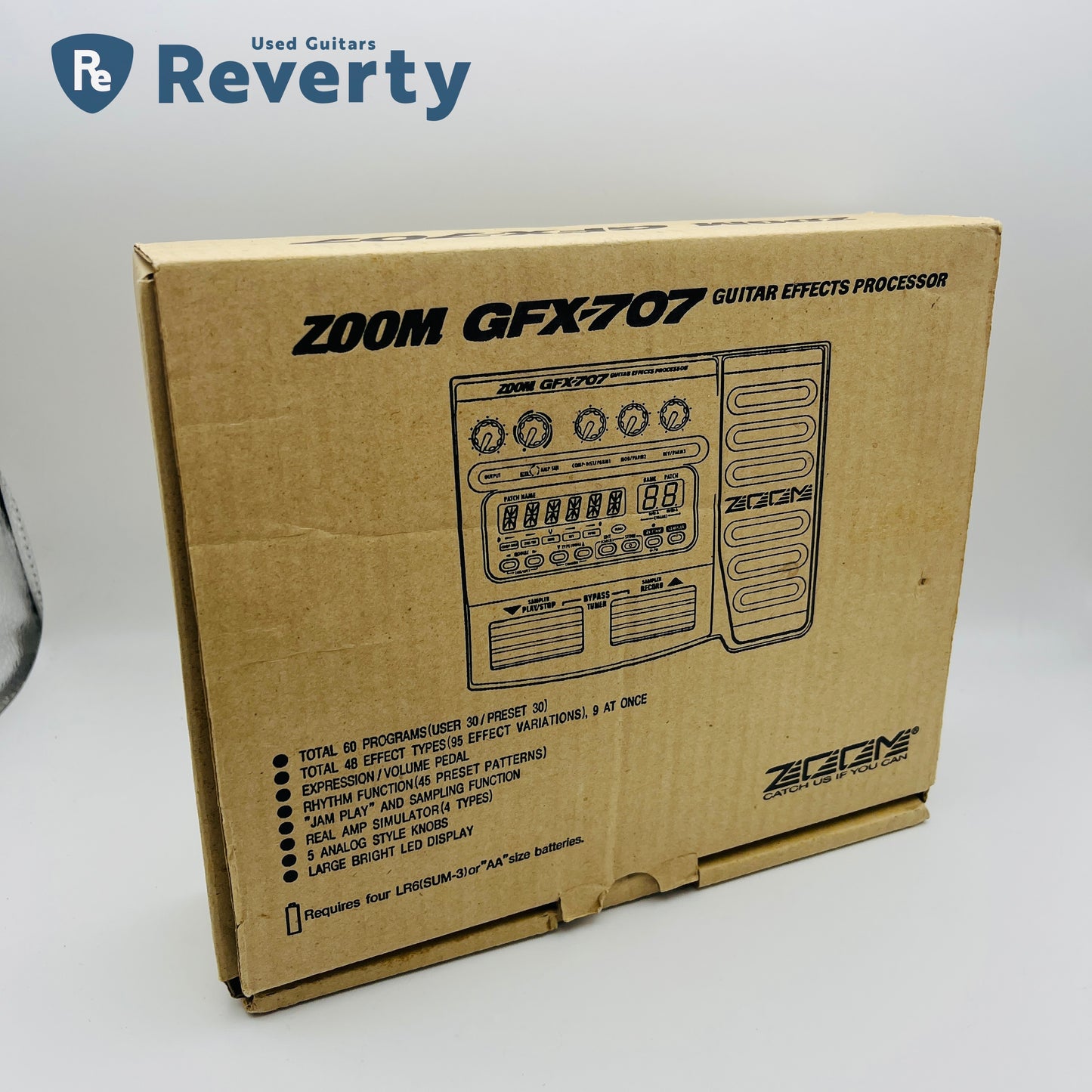 Zoom GFX-707 Multi-Effects Processor Guitar Effect Pedal Used w/Box