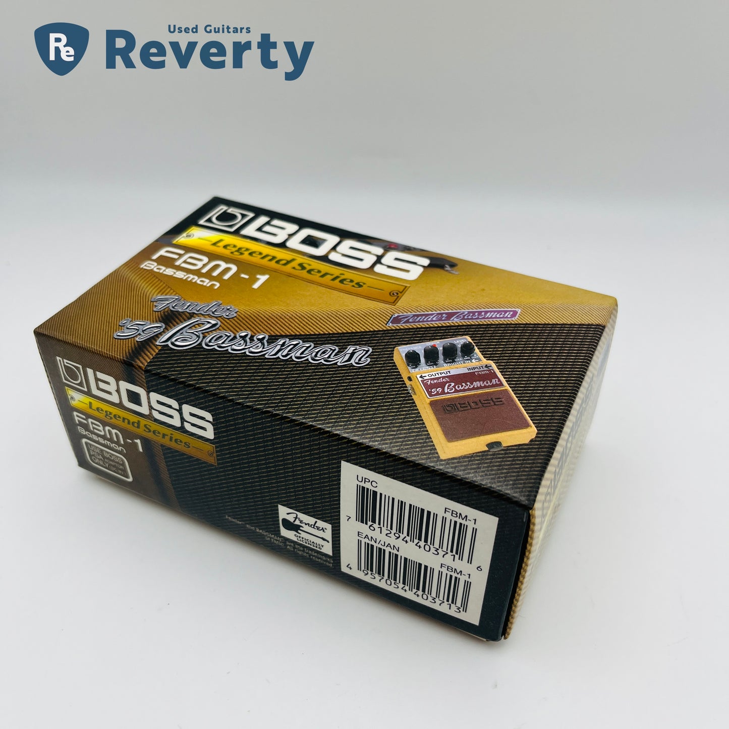 Boss FBM-1 Fender '59 Bassman Amp Modeling Guitar Effects Pedal w/box