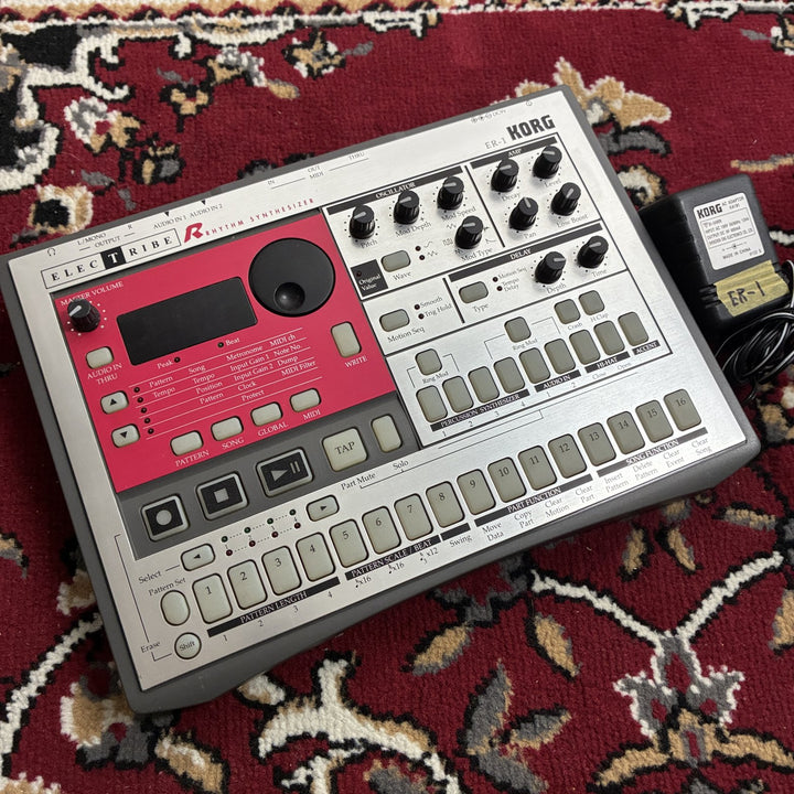 Korg Electribe R ER-1 Rhythm Synthesizer Drum Machine Original Non-mkII w/ PSU