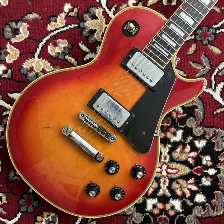 1970s Aria Pro II LC-500 Les Paul Custom Cherry Sunburst MIJ Matsumoku Japan